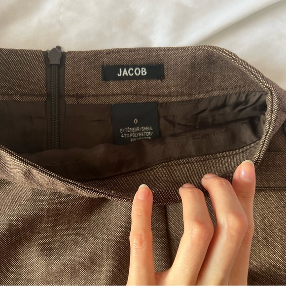 ☕️Brown Low Rise Librarian Midi skirt☕️ - Picture 4 of 4